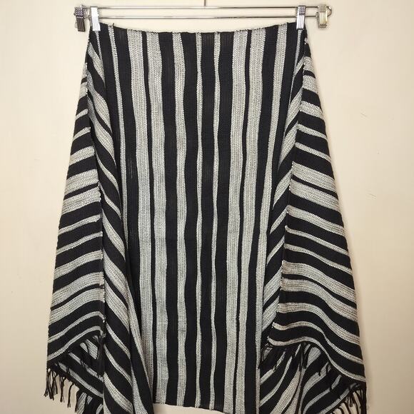 Lucky Brand Throw Blanket 37 X 76 Striped Cotton Blend - Picture 2 of 5